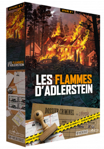 Les flammes d'Alderstein meilleur jeu de société enquête escape game 2021 abonnement la box à jouer