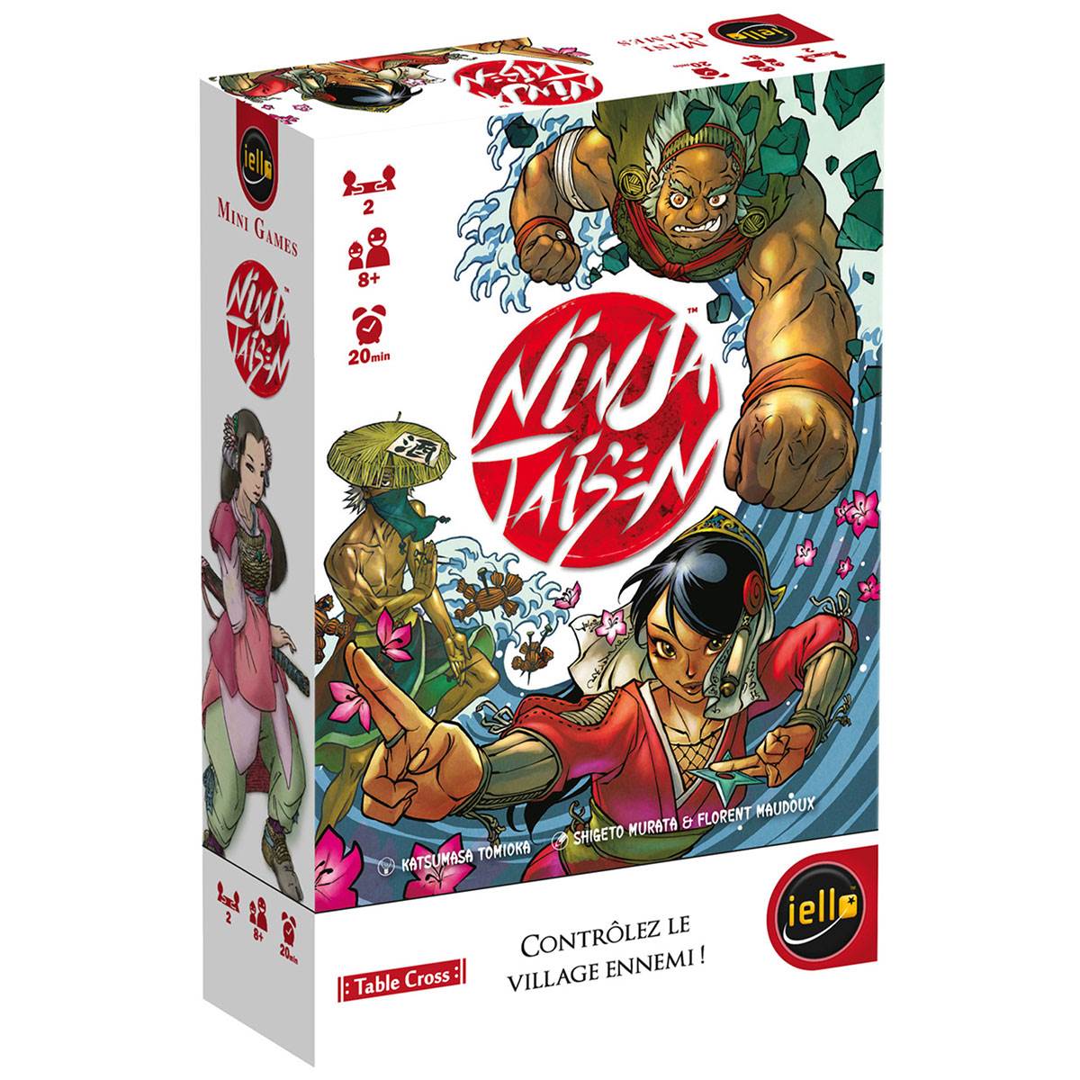 Box jeux de société en location ninja Taisen meilleur 2 joueurs japon enfants famille découvrir test initiation nouveau nouveauté tester famille chifoumi pierre cailloux ciseaux